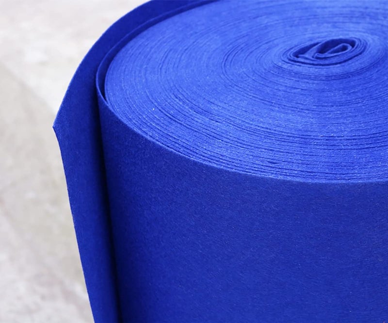 HUAHOO Aisle Runners Wedding Accessories Royal Blue Aisle Runner Carpet Rugs for Step and Repeat Display, Ceremony Parties and Events Indoor or Outdoor Decoration 36 Inch Wide x 30 feet Long - Image 3